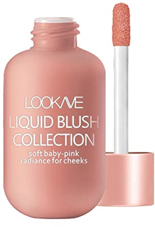 Joyivike Rubor Líquido, Cheek Colorete, Colorete En Gel Rosa Colorete En Crema, Mejillas Hidratante, Maquillaje Mejillas Larga Duración Microbrillo Brillo