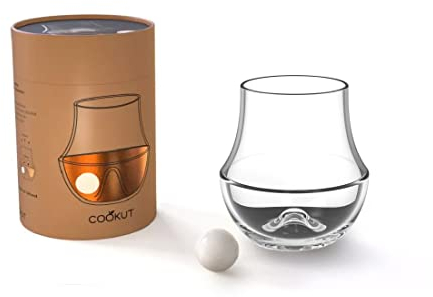 COOKUT - Il miglior bicchiere da degustazione al mondo - Cofanetto in vetro per unità - Rivela la finezza, la ricchezza e la complessità dei tuoi alcoli di carattere