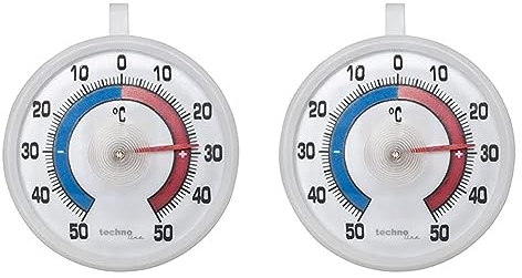 Technoline WA 1025 Universalthermometer, 7,1 x 4 x 8 cm, weiß, 7.1x4x8 cm (Packung mit 2)