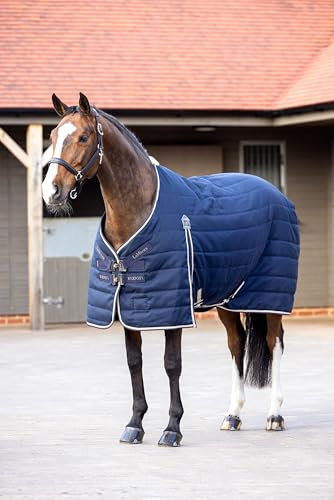 LeMieux Kudos Stable Blanket 100g - 1000D Ripstop - Stain Repellent Outer - Horse Rug - Navy - 6ft9 (81in)