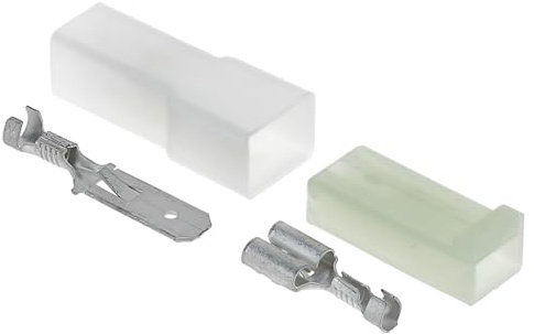 KALI-2501 Fastin-Faston Set 1-polig Flachsteckhülse I Flachstecker 0,75-1,5mm² und passende Gehäuse