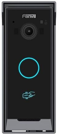 Fanvil i60 IP Video-Türsprechanlage, PoE mit RFID, 1 Anruftaste, Infrarot-Kamera, Schwarz