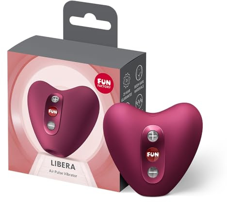 Fun Factory Libera | vibratore ad onde di pressione per donne | stimolazione del clitoride senza contatto | 11 programmi a onde di pressione | impermeabile IPX7 | USB-C