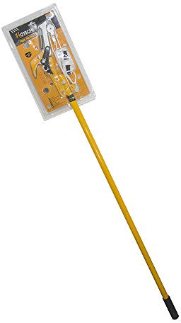 Hoteche 354961 Teleskopisk beskärningssax, Orange/Svart