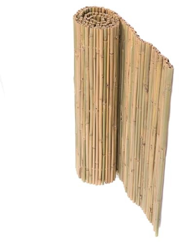 DESIGN DELIGHTS Tapis en bambou Lukata - 250 cm - Brise-vue - Brise-vue - Tapis de protection contre le vent - Clôture en bambou - Revêtement en bambou - Format : 90 x 250 cm (H x l)