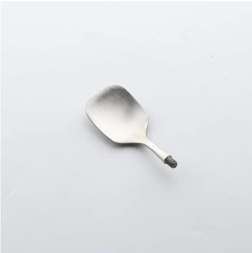 Ice Cream Spoon-Raw Silver