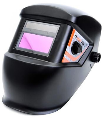 Masque Casque de soudure auto-occultant pour MIG TIG MAG MMA| Champ de vision 92,5 x 42,5 mm | Réglable