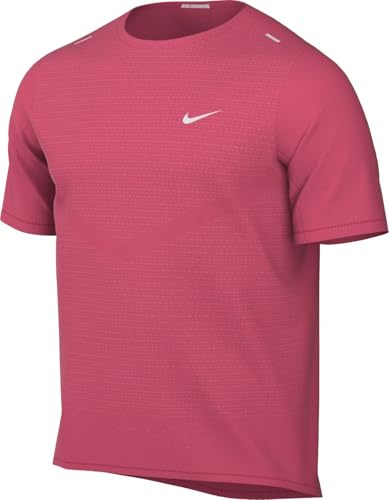 Nike Dri-Fit Rise 365 T-Shirt pour Homme Aster Pink/Reflective Silv L