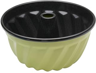 Riess, 0632-014, Gugelhupfform Ø 24cm, PISTAZIE, Vol. (rec.): 3,0 Liter, Made in Österreich, LBH: 25,4x25,4x13,1cm, 0,839kg, Backform, Guglhupfform, Kuchenform, Induktionskocher kompatibel