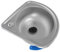 Ipetboom Einbauspüle Aus Edelstahl Mit Einzelbecken 17 7 X 13 8 Sektoren Kleine Küche Mit Abflussloch