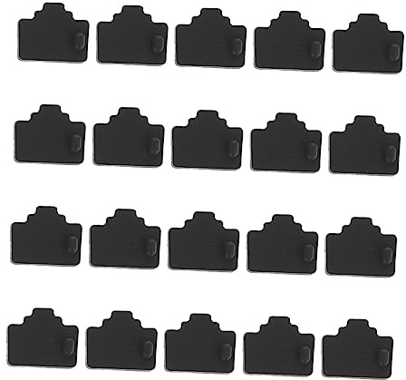 Yardenfun 20pcs Rj45 Dust Covers Lan Ethernet Port Protectors Silicone Network Interface Dust Caps for Router and Switch Black Network Hub Port for Office and Home Use