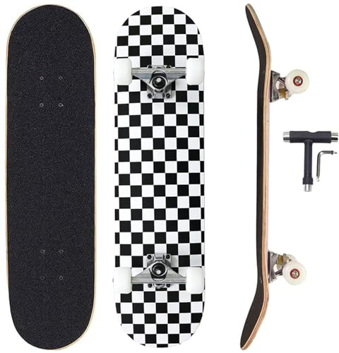 Sumeber Skateboard vuxen bus skate board för nybörjare, skateboards födelsedagspresent för barn tonåringar vuxna