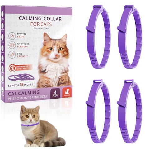 nilic Calming Collar for Cats 4 Pack