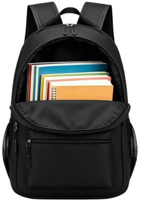 Damryggsäck för vuxna unisex fritidsväska, hög densitet, slät | Lätt skolryggsäck för dator bok flaska brevpapper universitet affärsresa vardag och utomhus