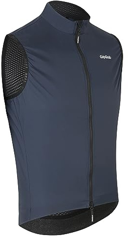 GripGrab PACR vindtät lätt vindväst cykling herr racercykel MTB gravel cykelväst vindjacka gilet 2-vägs RV | Tättliggande vägcykel, MTB & Gravel Bike vindväst – 2-vägs husbil, andningsbar nätrygg, reflekterande element
