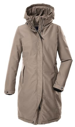 G.I.G.A. DX Femme Manteau fonctionnel/parka avec capuche GW 80 WMN CT, sand, 36, 43522-000