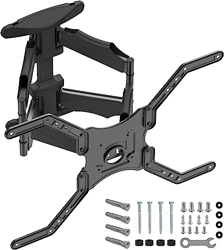 NANOOK Support Mural orientable pour téléviseurs de 40 à 65 Pouces | Inclinable | Support Mural pour téléviseurs LCD, LED, QLED et OLED | Universel | VESA 100x100 – 600x400
