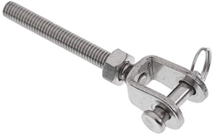 Tendeur à vis en acier inoxydable - Vis longues avec filetage (M6, M5, M8, M10, M12) - M8 M8