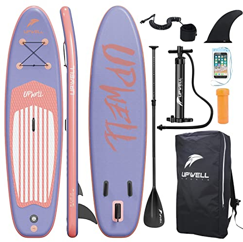 UPWELL Tavola Sup gonfiabile adulti Tavola surf gonfiabile Stand Up Paddle Board, viola