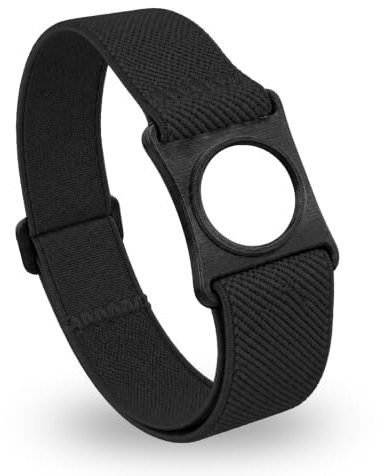 Diasticker® | Freestyle Libre 3 - Cinta de fijación | Flexible - Resistente al agua - Sujeción fuerte | Protección de sensor, Fijación para Freestyle Libre Sensor | Soporte: Negro (Grande: 35-45 cm