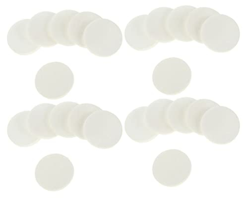 HEALLILY 50 Stück Aroma-Pads für ätherisches Öl, Ersatz-Wattepads für Halskette, Armband, Auto-Diffusor, Lüftungsclip