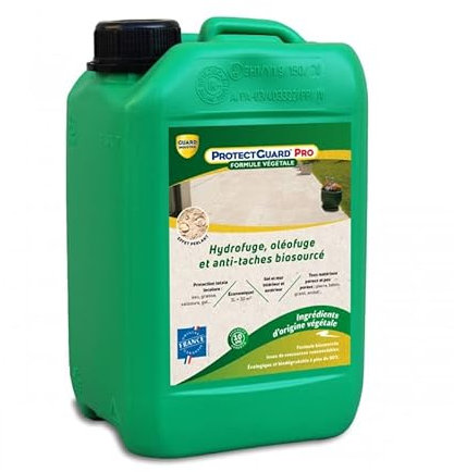 GUARD INDUSTRIE - ProtectGuard Pro Formule Végétale Protection hydrofuge - Conditionnement 3L