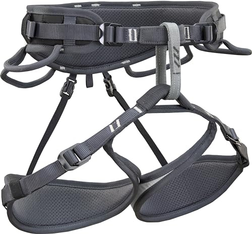 Climbing Technology Ascent - Arnés de escalada (talla XL), color negro y gris