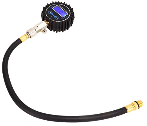 Kit Test di Compressione, Misuratore di Compressione Ad Alta Precisione 4 unità Schermo LCD Professionale Universale per Motori a Benzina