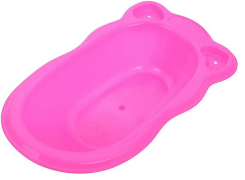 JOINPAYA Puppenbadespielzeug Puppenbadewanne Badewanne Für Babypuppen Badewanne Plastik Rosy