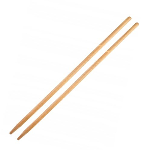 Generisch 2er Set Holzstiel 150 cm – Laubrechenstiel Ø 28 mm – stabiler Gerätestiel aus Buchenholz – Besenstiel für Garten, Werkstatt & Haushalt – langlebig & griffig