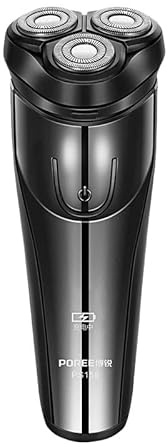Puruxe Afeitadora Eléctrica Afeitadora Eléctrica Rotativa Inalámbrica, Armazón Prácticamente Indestructible, Cabezal Pivotante y Resistente al Agua