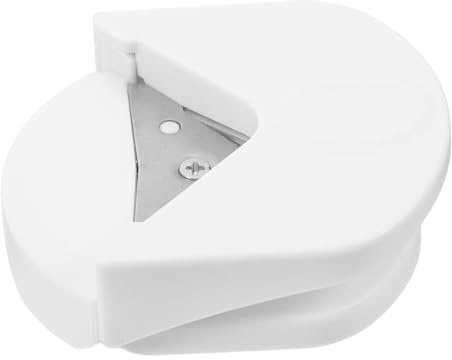 FOMIYES Cortador de Esquinas Práctico para Cartulina Redondeador de Esquinas de Papel R4 Pequeño Herramienta de Recorte para Manualidades Base Recogedora Color Adecuado para