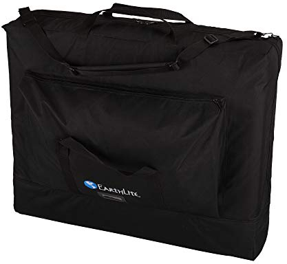 EarthLite Tragetasche für Massageliege, Profi-Modell, robuster, verstärkter Boden, Unisex-Erwachsene, Pro Carry Case, schwarz, 28