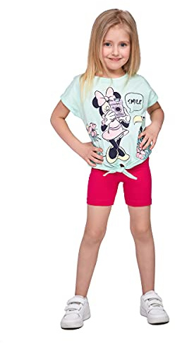 SOFTSAIL Flickleggings cykelshorts kort bomull sport dans gymnastik andas bekväm töjbar, Rosa, 4-5 År