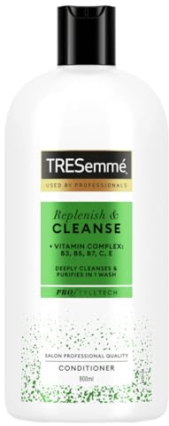 TRESemmé Replenish & Cleanse with vitamin C Conditioner for greasy hair 900 ml (Pack of 6)