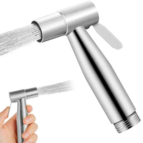 HOTUT Douchette Toilette WC, Kit Douchette WC, Douchette WC, Pulvérisateur de Baignoire Portatif pour Toilettes, Pulvérisateur de Toilette pour Bidet, pour Hygiène Personnelle, Soins de Nettoyage