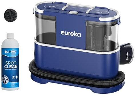 Eureka NEY100 Teppich- & Polsterreiniger Set | Nass-Trocken-Sauger 12500Pa mit Reinigungskit | Ideal für Sofa, Auto, 1,5L Tank, 82dB Geräuschpegel + Inklusive Reinigungszubehör