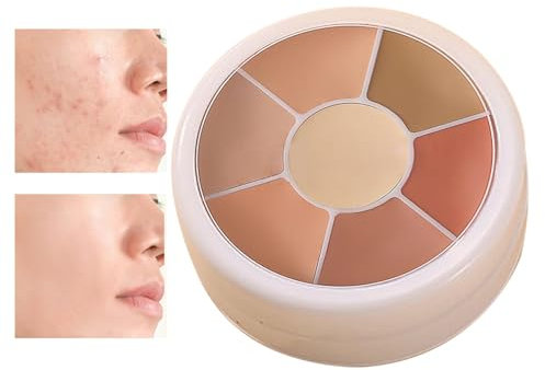 Yonuaret Palette di correttori in crema, Palette di fondotinta correttori in crema - Set di correttori per fondotinta,Correttore per il trucco a dei contorni da indossare tutto il giorno, correttore