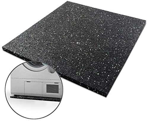 KARAT Antivibrationsmatte 60x60 cm für Waschmaschinen und Trockner – Rutschfeste Gummimatte mit exzellenter Schwingungsdämpfung, öl- und schmutzresistent, ideal für Feuchträume (1cm)