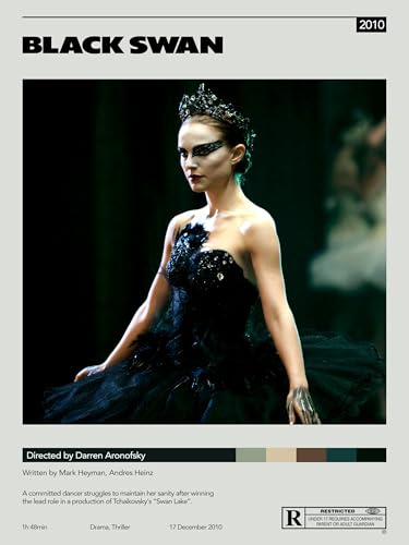 Black Swan - Minimalist Poster cm. 30 x 40