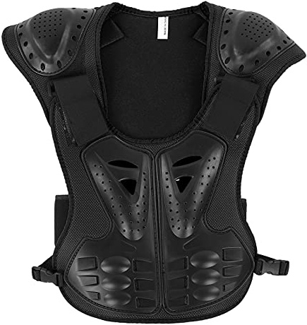 Gilet de Protection réfléchissant pour Enfants, Gilet de Protection Dorsale pour équitation, Vestes réglables, Haute densité EVA + PE résistant aux Chocs pour l'équitation, la (M.)