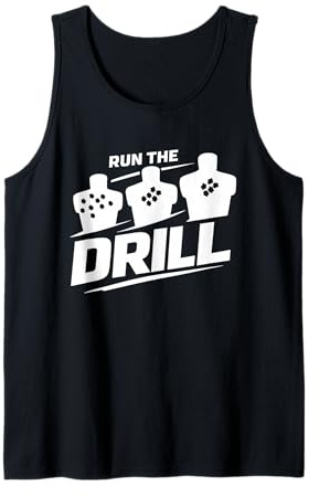 Rango de Tiro de día de Rango Rango de Pistola Rango de práctica de Objetivo Camiseta sin Mangas