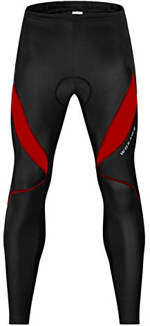 Wangcmcol Pantalones Cortos para Correr para Hombres, Tejido de poliéster, Absorbe la Humedad, Forro Polar, Acolchado de Gel Que Absorbe los Golpes en la (XL)