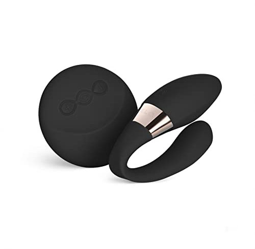 LELO TIANI Duo, Paarvibrator für Männer und Frauen, mit 2 Power-Motoren und 8 Vibrationseinstellungen, komplett wasserdicht, Black