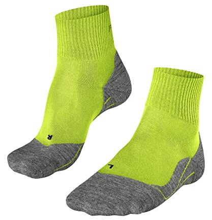 FALKE Herren Wandersocken TK5 Wander Cool Short M SSO Lyocell antiblasen dünn 1 Paar, Grün (Matrix 7316), 46-48