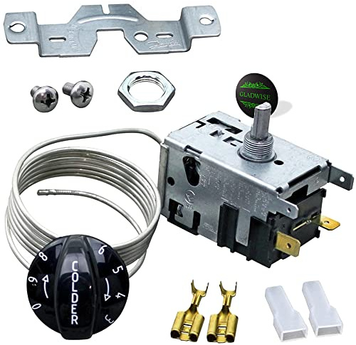 Gladwise Thermostat for TRUE 988284 | 800382 – Temperature Control Kit Replacement Refrigerator Part