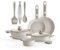 MONIX Denmark Bateria de cocina 10 piezas, Aluminio Fundido con Antiadherente, Apta para todo tipo de Cocinas incluida Inducción