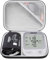 BOVKE Carrying Case Compatible with OMRON X4 Smart Automatic Upper Arm Blood Pressure Monitor with Cuff 22-42 cm, Mesh Pocket for Batteries and Charger, Black