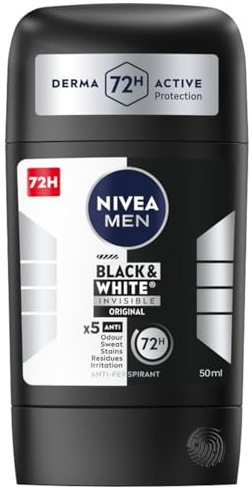 Nivea herr svart och vit original antiperspirant stick 50 ml