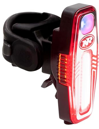 NiteRider Sabre 110 Rear Bike Light LED USB Rechargeable Bicycle Taillight Water Resistant Road City Commuting Cycling Safety, Red (5093)